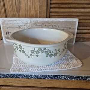 Vintage CORNING CORELLE CALLAWAY IVY 2.5 QUART ROUND CASSEROLE NO LID